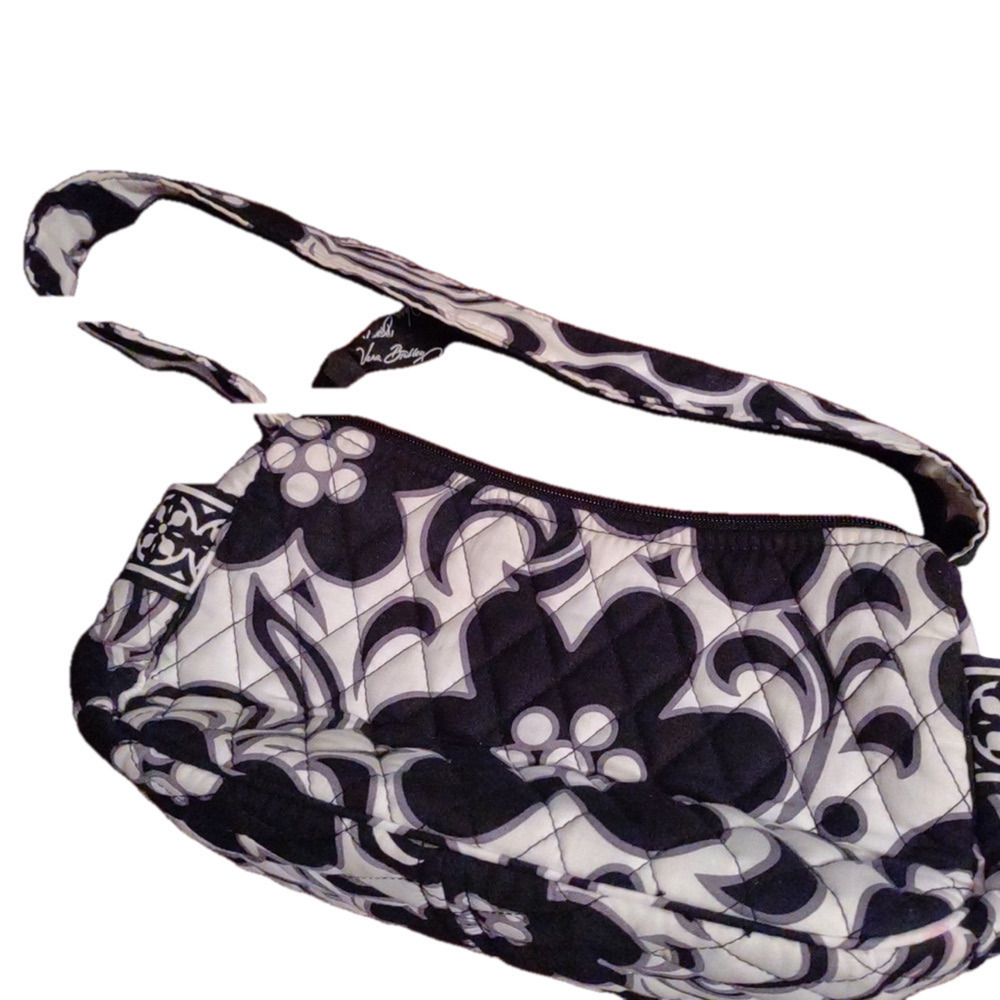 Vera Bradley Stylish Black and White Quilted Women's Bag